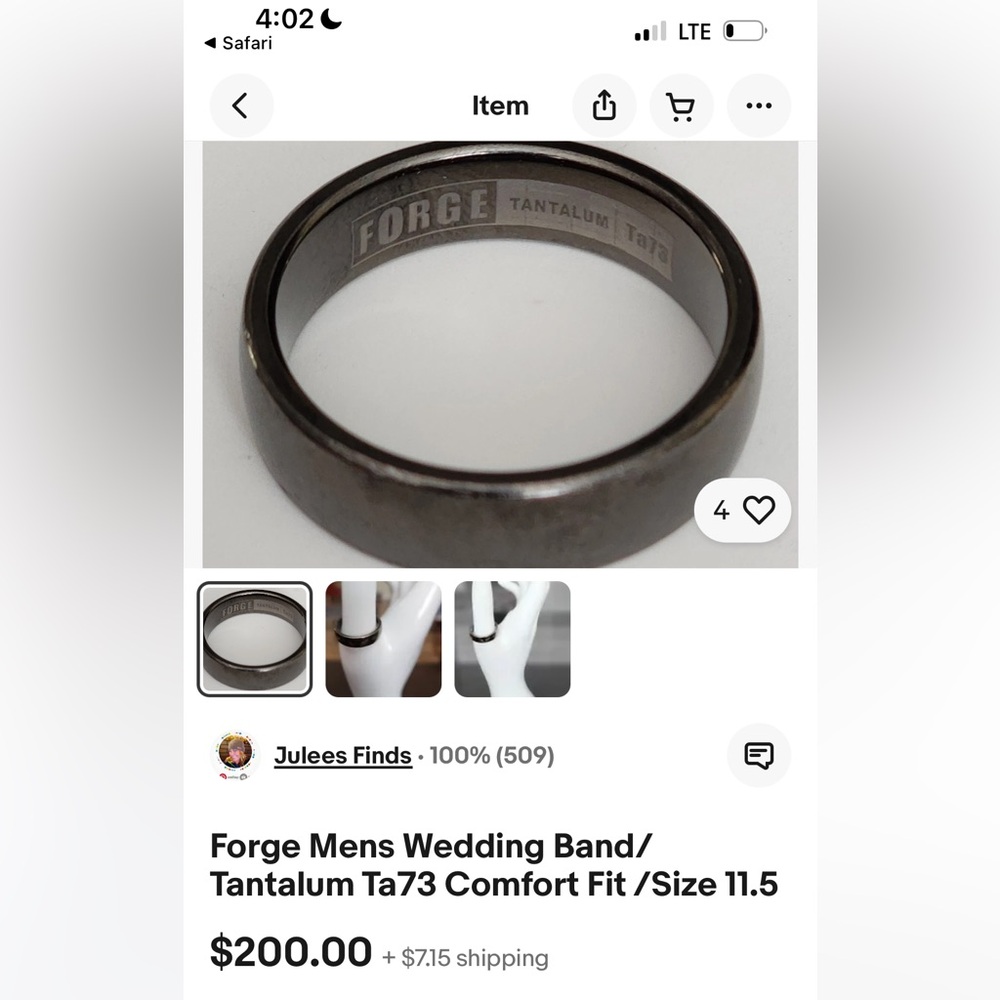Forge Men's Wedding Band